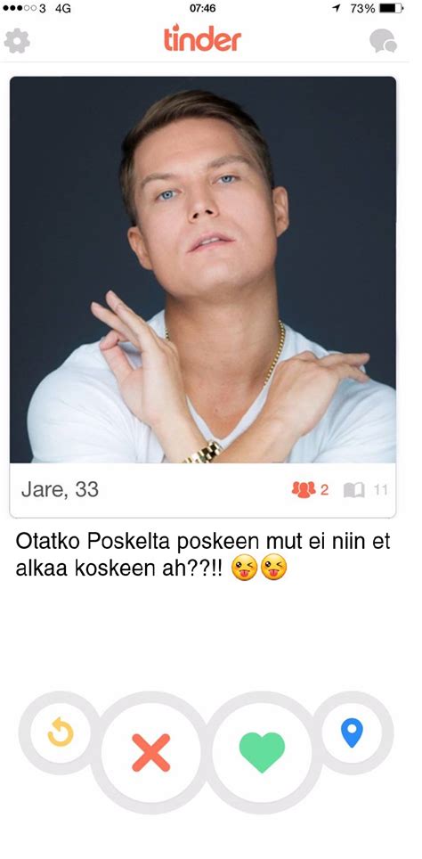 hyvä tinder profiili miehelle|Tinder